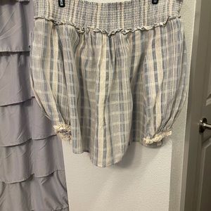 Lucky Brand Off Shoulder Shirt